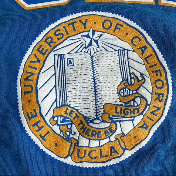 VTG Jansport UCLA University Of California Crewneck Pullover Sweatshirt Medium - Picture 6 of 16